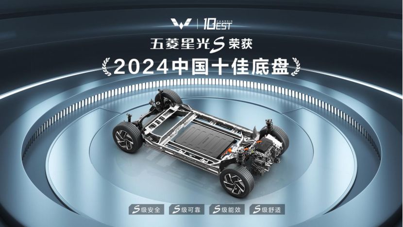 S级底盘！五菱星光S斩获2024中国十佳底盘