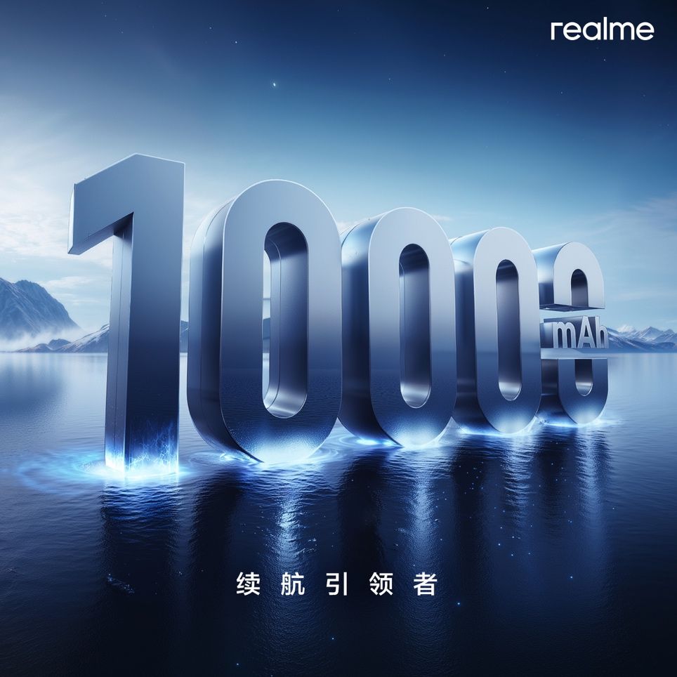 续航引领者！真我推出10000mAh概念手机