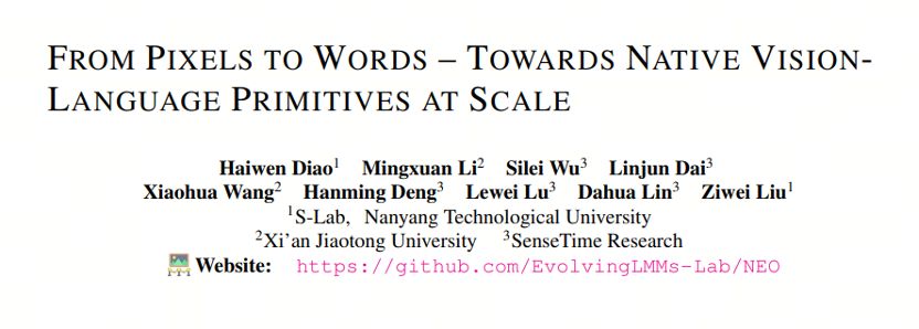 从“数据融合”迈向“原生架构”：商汤发布 NEO 架构，重新定义多模态模型效能边界