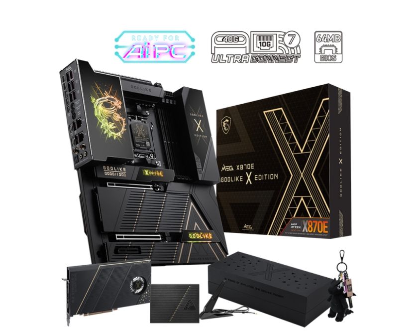 微星发布十周年限定MEG X870E GODLIKE X EDITION超神主板，全球限量1000片