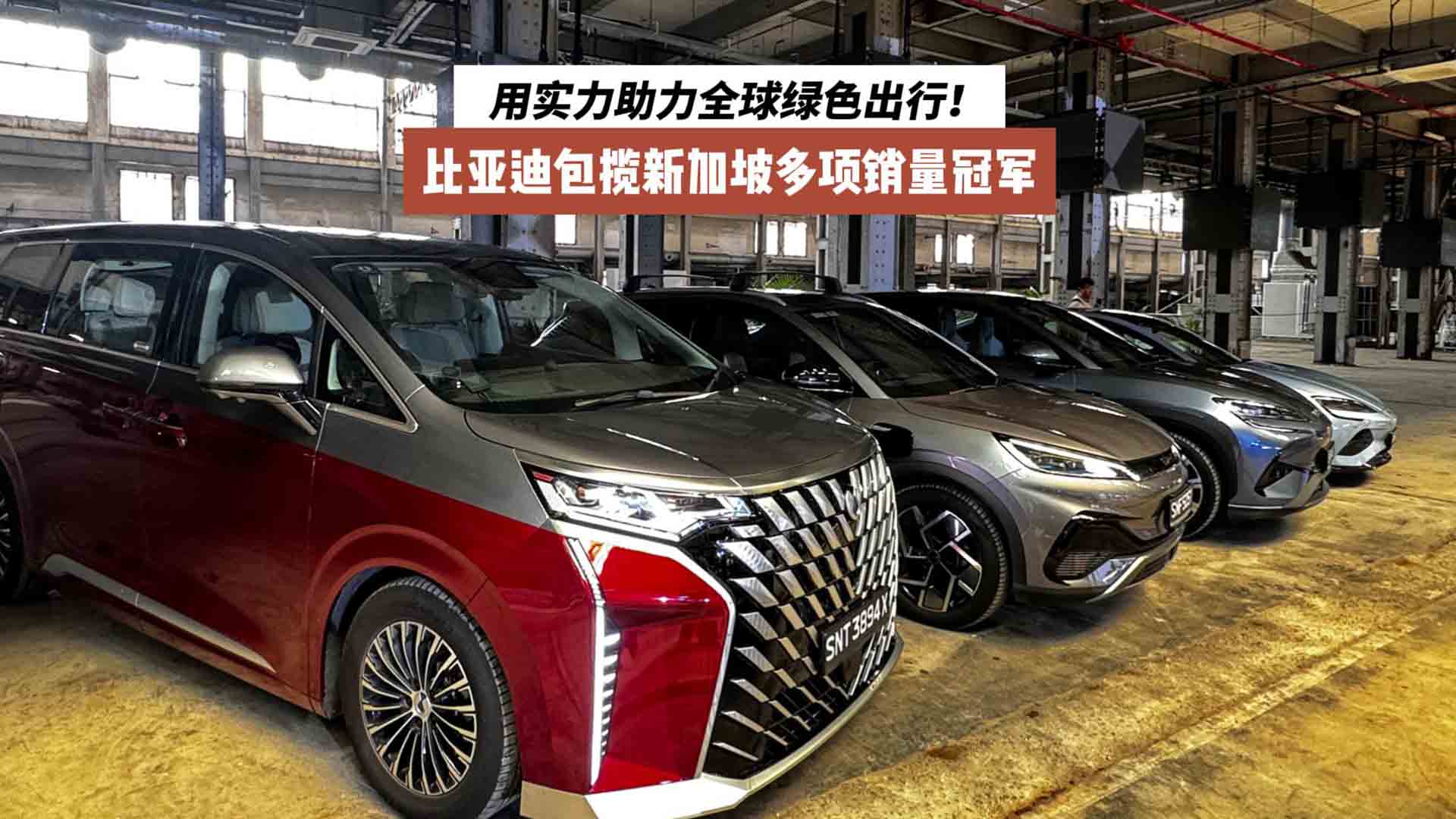 用实力助力全球绿色出行！比亚迪包揽新加坡多项销量冠军