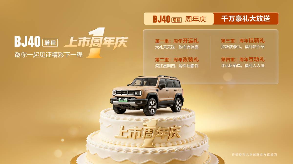 每10分钟新增一位车主！BJ40增程一周年交出硬核成绩单